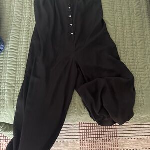 Hatch Black float maternity to non maternity Jasmine jumpsuit